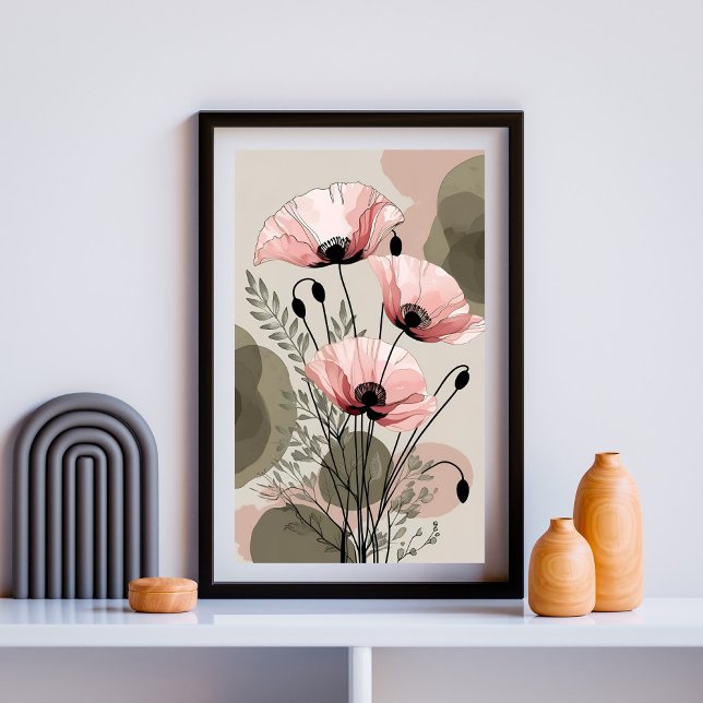 Poster Blush & Ink Botânicos (Criador carregado)