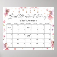 Blush Wildflower Fairy Princess Adivinha Data de V