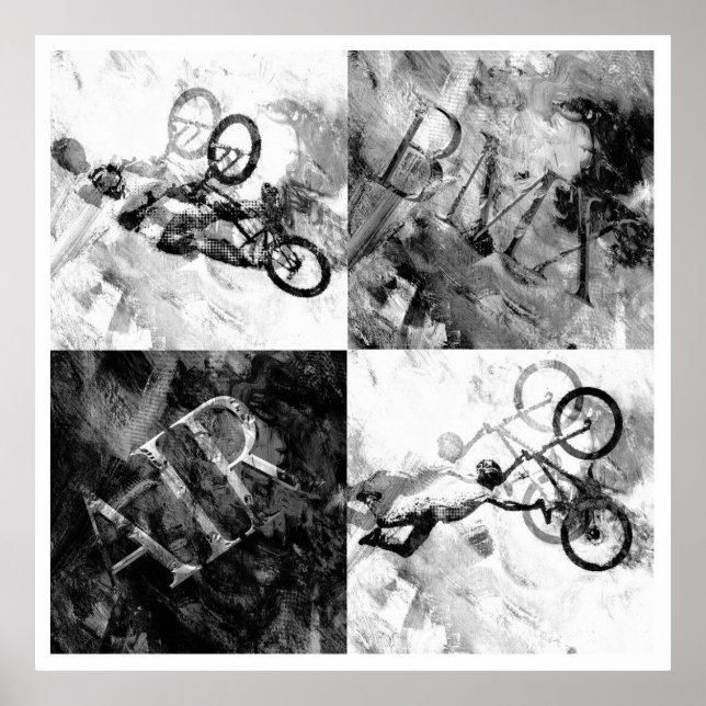 Póster BMX 14, Copyright Karen J Williams (Frente)