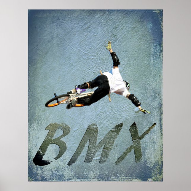 Póster BMX 9, Copyright Karen J Williams (Frente)