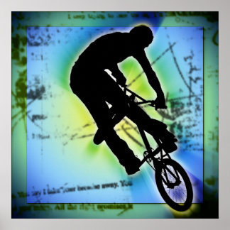 Póster BMX Mountain Bike