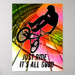 Poster BMX nas linhas & nos círculos é toda bom