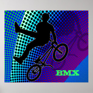 Póster BMX no famoso do filme do Fractal
