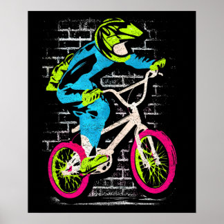 Poster Bmx Personalizado - Grafite Bmx Bike