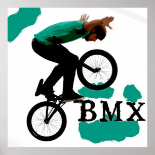 Póster BMX que sobe, Copyright Karen J Williams