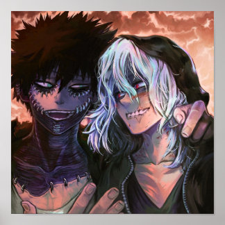 Poster BNHA Fooling sobre Dabi x Shigaraki fluff