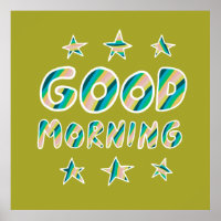 BOA MANHÃ Legal e divertidas Estrelas coloridas