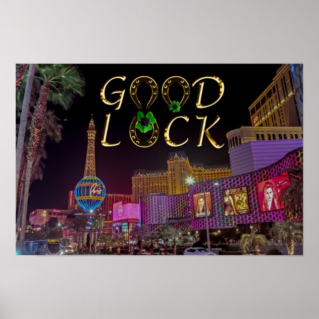 Poster Boa Sorte em Vegas. (Frente)