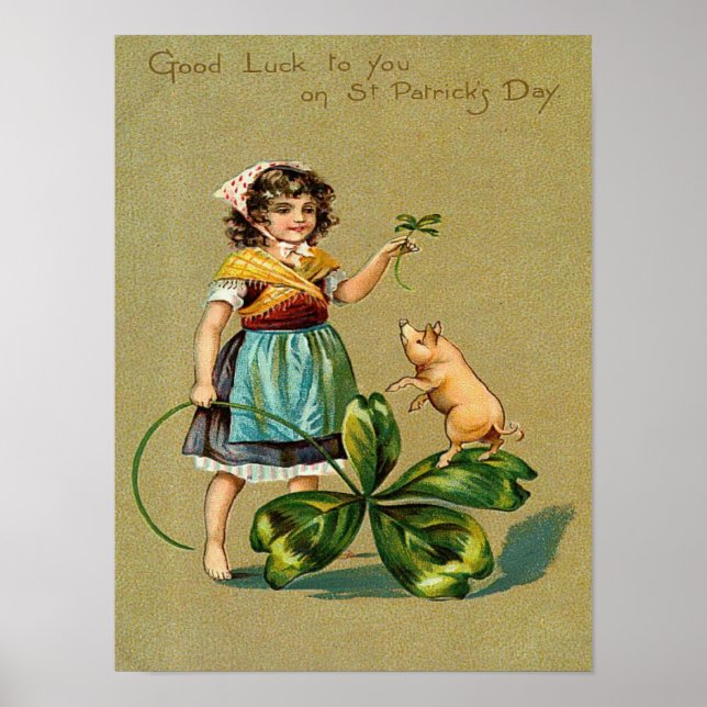 Poster Boa sorte para você na Rua. (Frente)