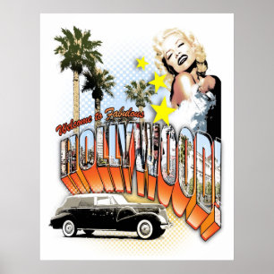 Póster boa vinda a hollywood