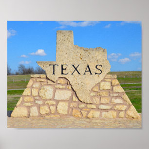 Póster Boa vinda a Texas
