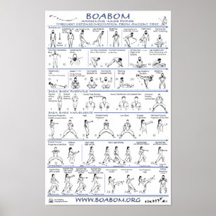 Póster Boabom: Defesa-Meditação de Tibet antigo