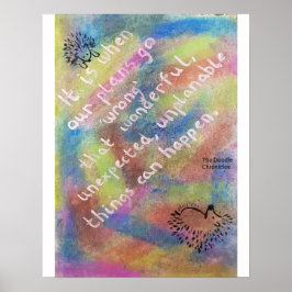Poster Boas Coisas Vêm De Erros - Sábio Hedgehog