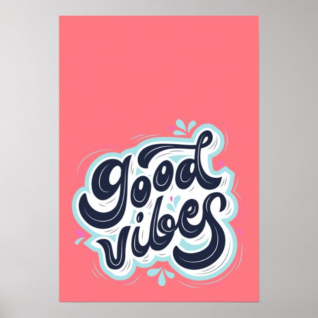 Poster Boas vibrações (Frente)
