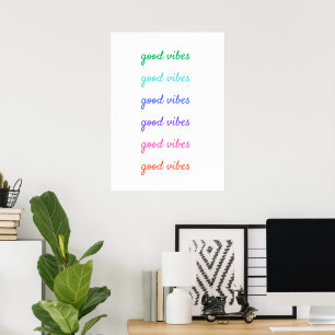 Poster Boas vibrações
