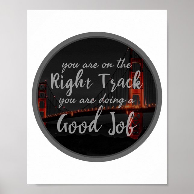 Poster boas vibrações citações inspiradoras para motivaçã (Frente)