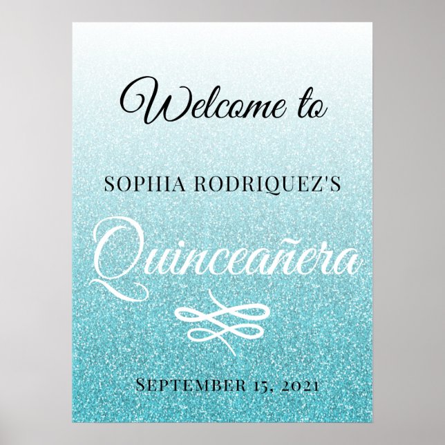 Poster Boas-vindas à 15 de Quinceañera (Frente)