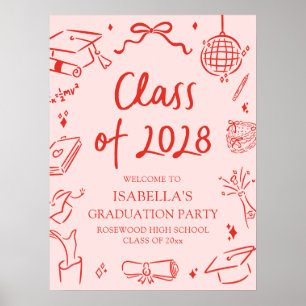 Poster Boas-vindas à Festa de Formatura da Turma de 2028 