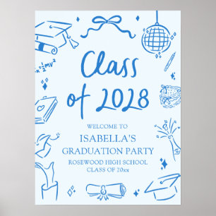Poster Boas-vindas à Festa de Formatura da Turma de 2028