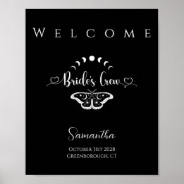 Poster Boas-vindas a festa de solteira celestial
