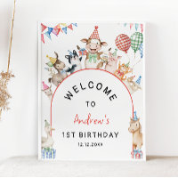Boas-vindas ao Aniversário de Animais de Criação
