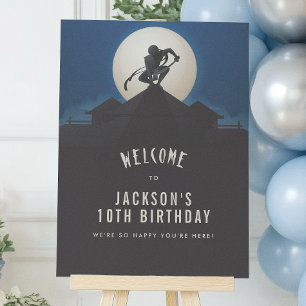 Poster Boas-vindas ao Aniversário do Menino Ninja