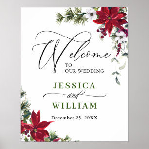 Poster Boas-vindas ao Casamento de Peles de Peles Vermelh