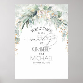 Poster Boas-vindas ao Casamento dos Sonhos e das Folhas D