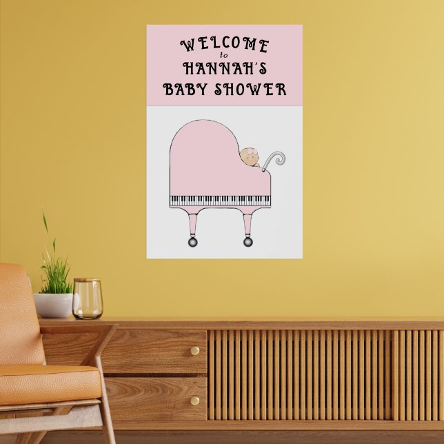 Poster Boas-vindas ao Chá de Bebê (Sala de Estar 2)