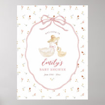 Boas-vindas ao Chá de Bebê Silly Goose Wildflower