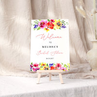 Boas-vindas ao Elegante Vibrant Chá de panela