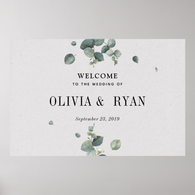 Poster Boas-vindas ao Eucalyptus Branch (Frente)