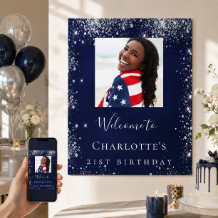 Poster Boas-vindas ao marinho de aniversário