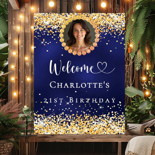 Poster Boas-vindas ao marinho de aniversário