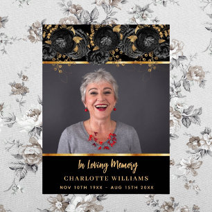 Poster Boas-vindas ao memorial do ouro negro funerário