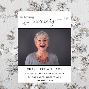 Poster Boas-vindas ao memorial fotográfico funerário bran