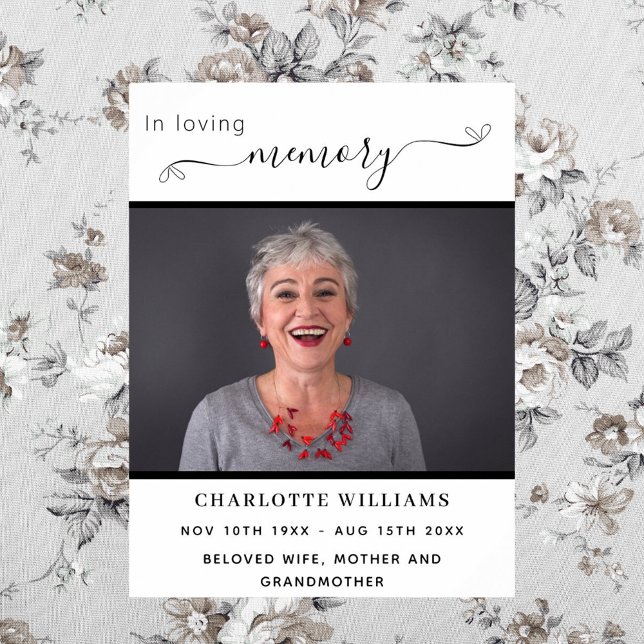 Poster Boas-vindas ao memorial fotográfico funerário bran (Criador carregado)