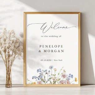 Poster Boas-vindas ao primavera Wildflower Meadow Garden