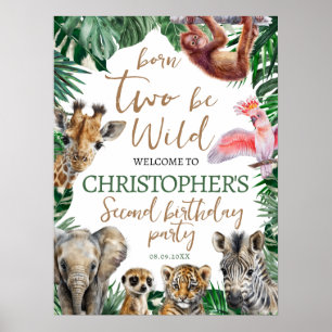 Poster Boas-vindas ao segundo aniversário de Crianças Jun