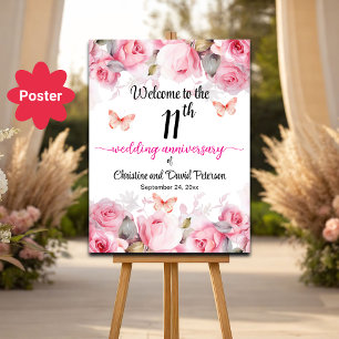 Poster Boas-vindas aos Rosas de Blush de 11
