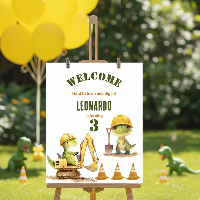 Poster Boas-vindas de aniversário de menino na Zona de Co (Criador carregado)