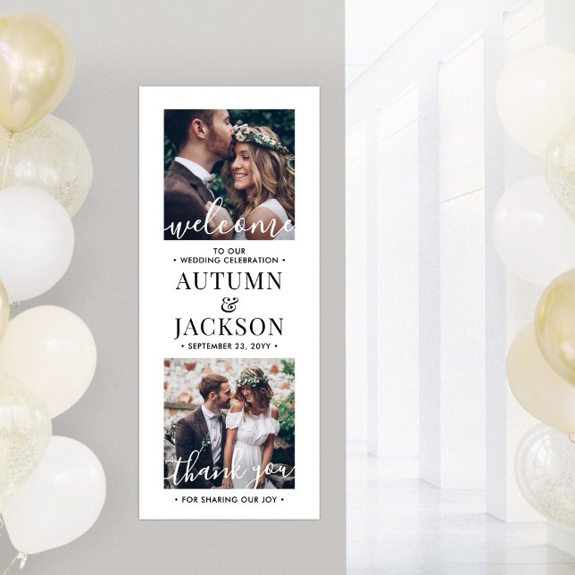 Poster Boas-vindas Simples Foto Moderno 2 Imprimível (Criador carregado)