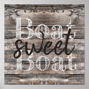 POSTER BOAT SWEET BOAT