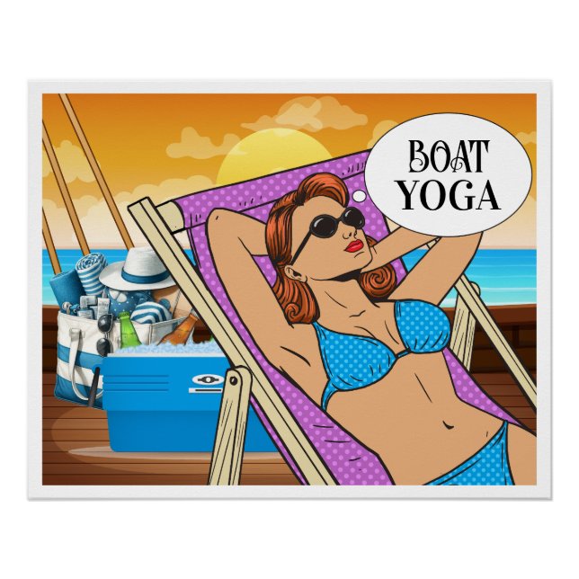 PÓSTER BOAT YOGA (Frente)
