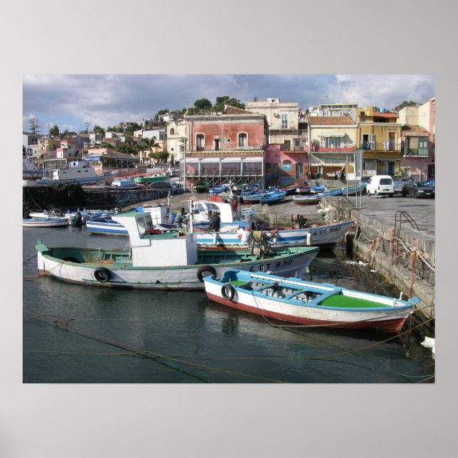 Póster Boats de Trabalho (Frente)