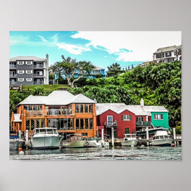 Póster Boats near Hamilton, Bermuda (Frente)