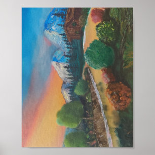 Poster Bob Ross Inspirou Pintura