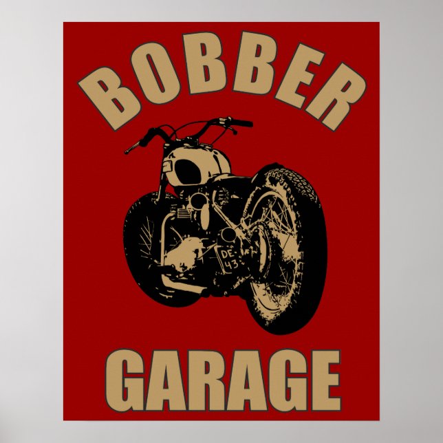 Póster Bobber Garage (Frente)