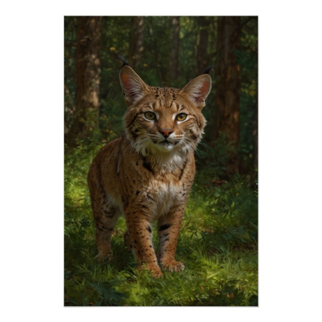 Póster Bobcat Youngster e Forest Trail (Frente)