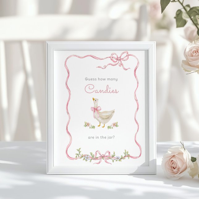 Poster Bobo Goose Quantos doces chá de fraldas game (Criador carregado)